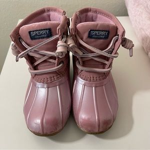 Sperry Kids Pink Boots